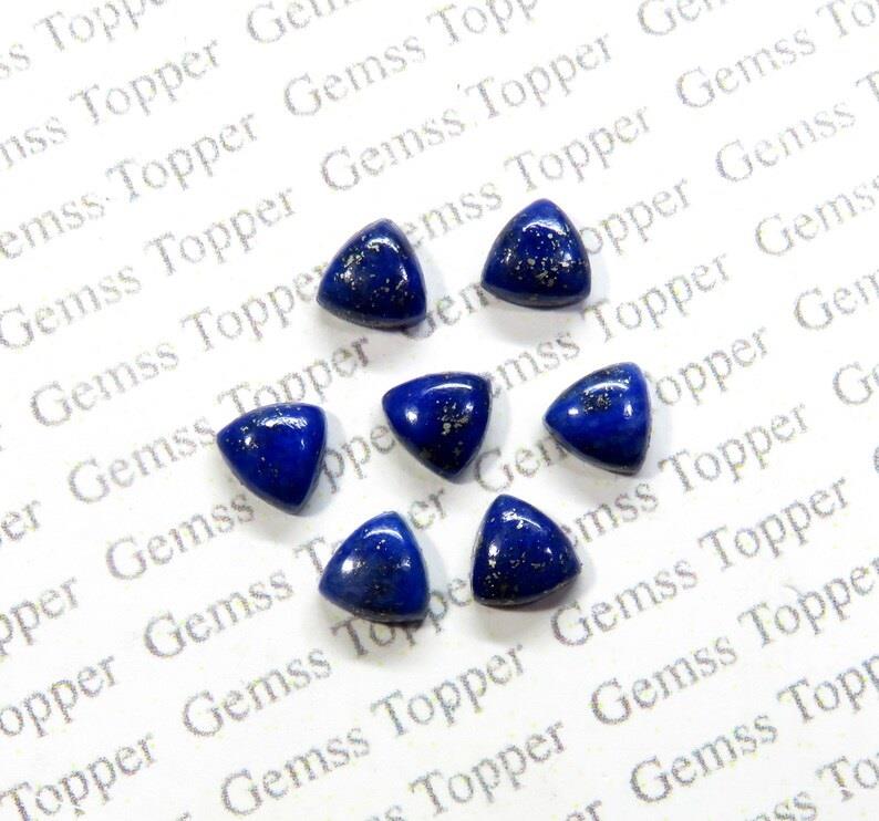 Lapis Lazuli 10x10 mm Trillion Cabochon